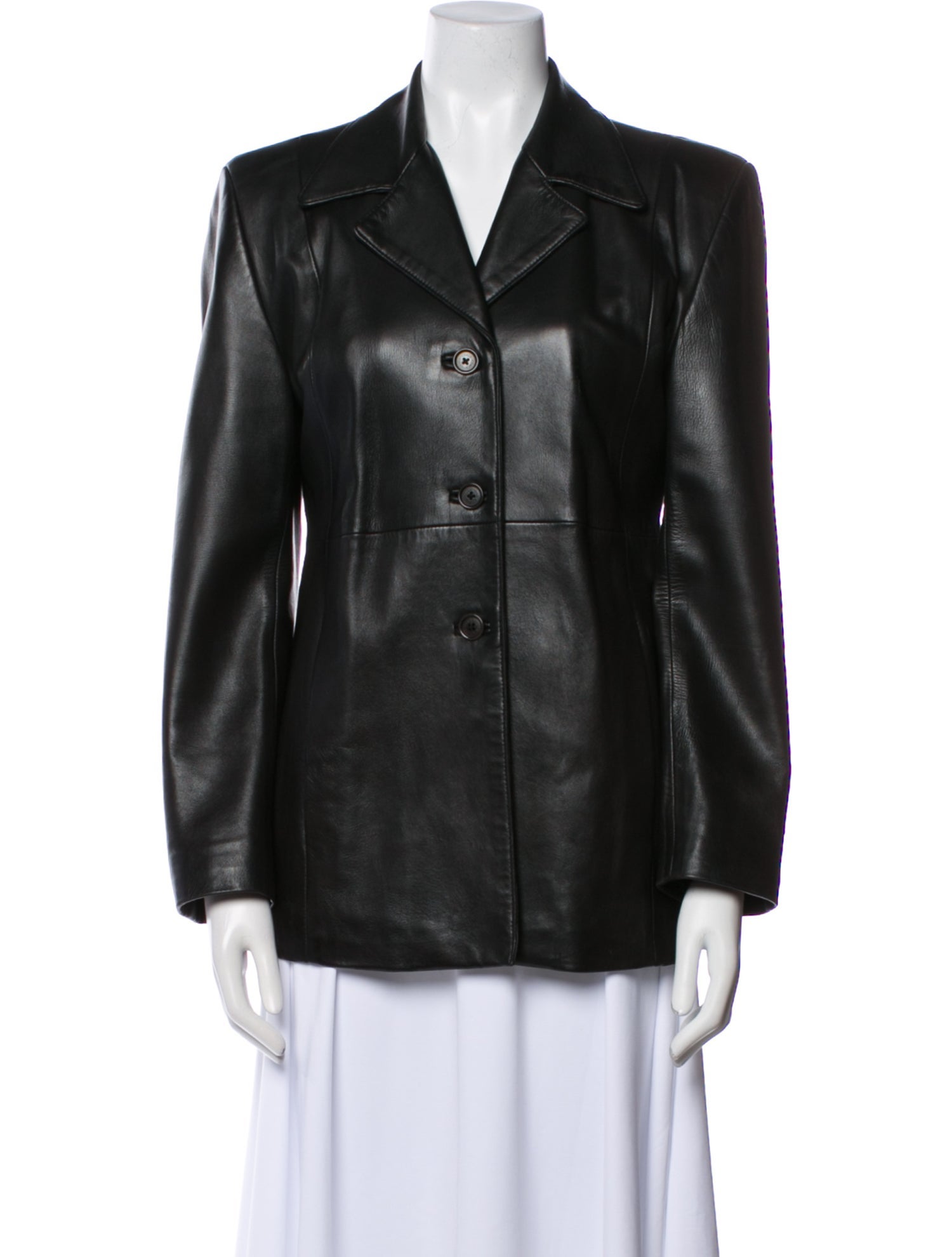 Coach Leather Coat