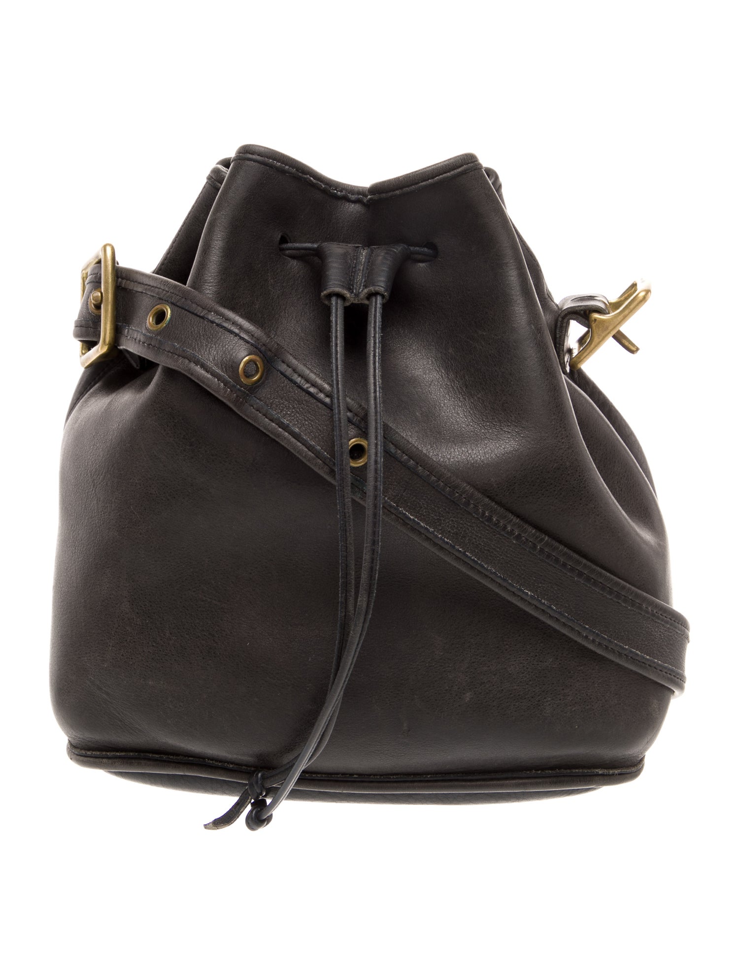 Coach Leather Bucket Bag