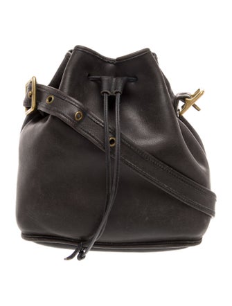 Coach Leather Bucket Bag