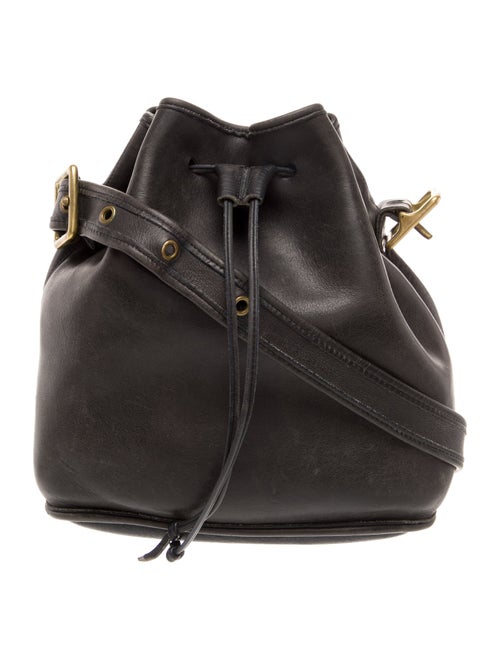 Coach Leather Bucket Bag