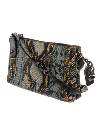 Coach Embossed Leather Crossbody Bag