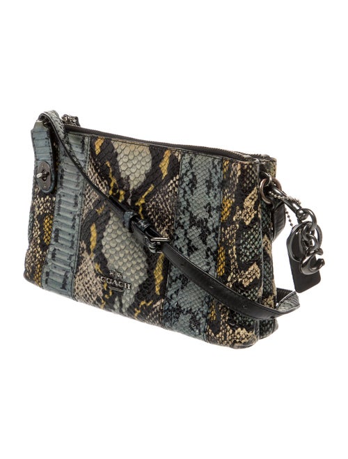 Coach Embossed Leather Crossbody Bag