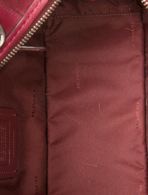 Coach Leather Top Handle Bag