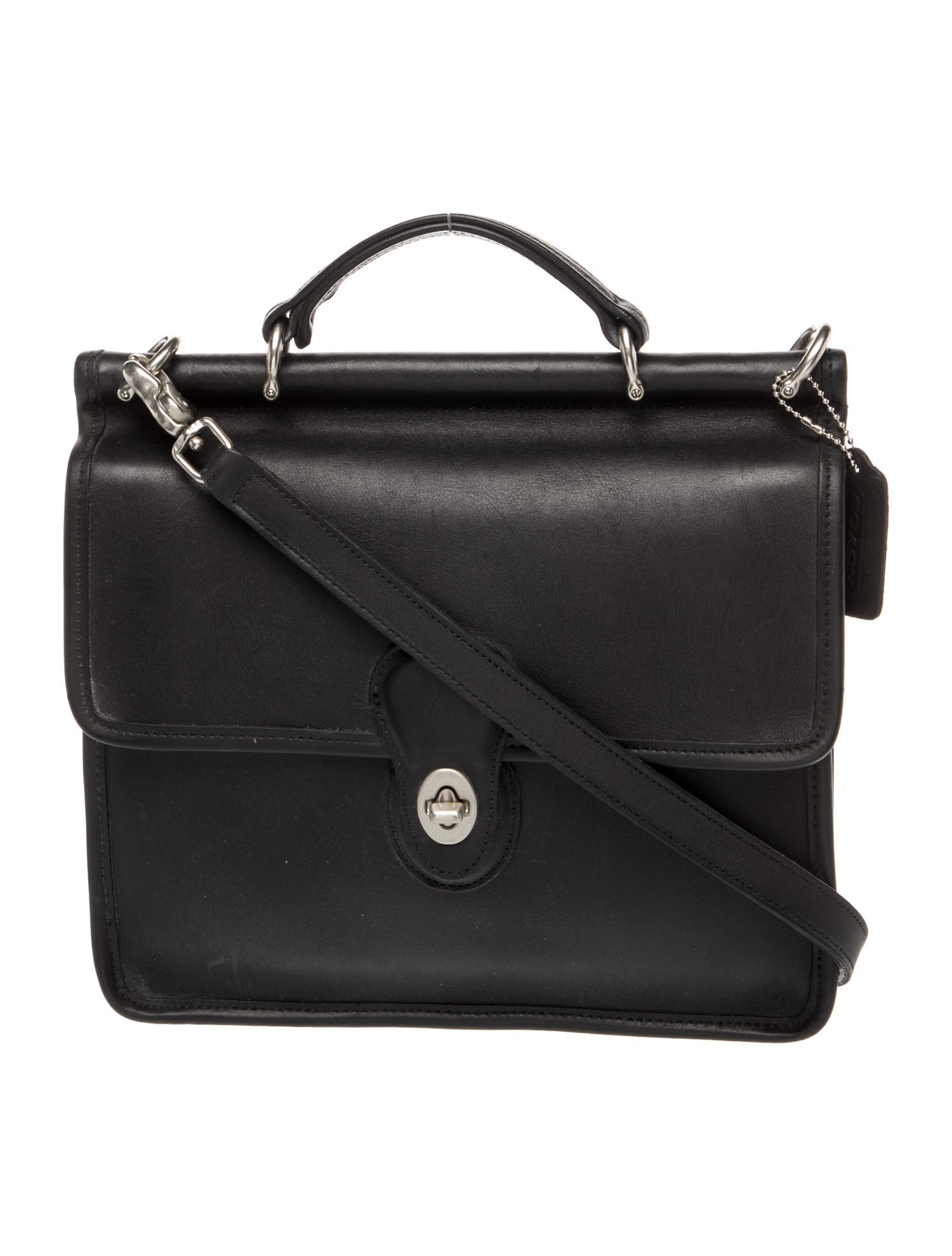 Coach Leather Top Handle Bag