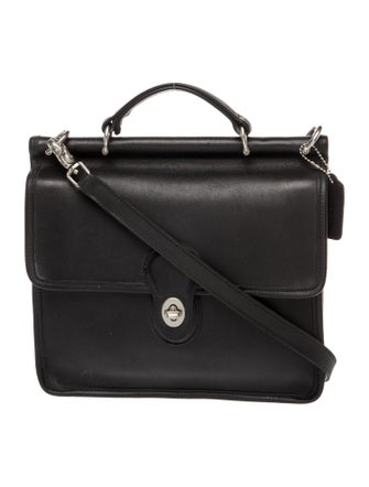 Coach Leather Top Handle Bag