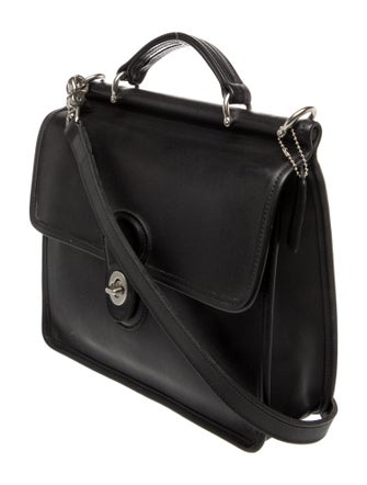 Coach Leather Top Handle Bag