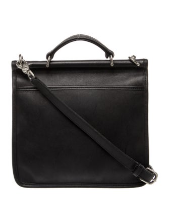 Coach Leather Top Handle Bag