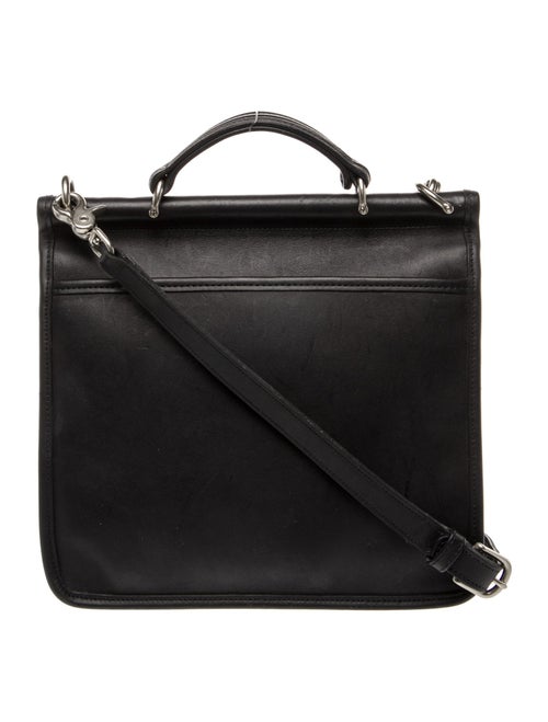 Coach Leather Top Handle Bag