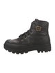 Coach Leather Combat Boots
