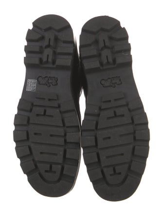 Coach Leather Combat Boots