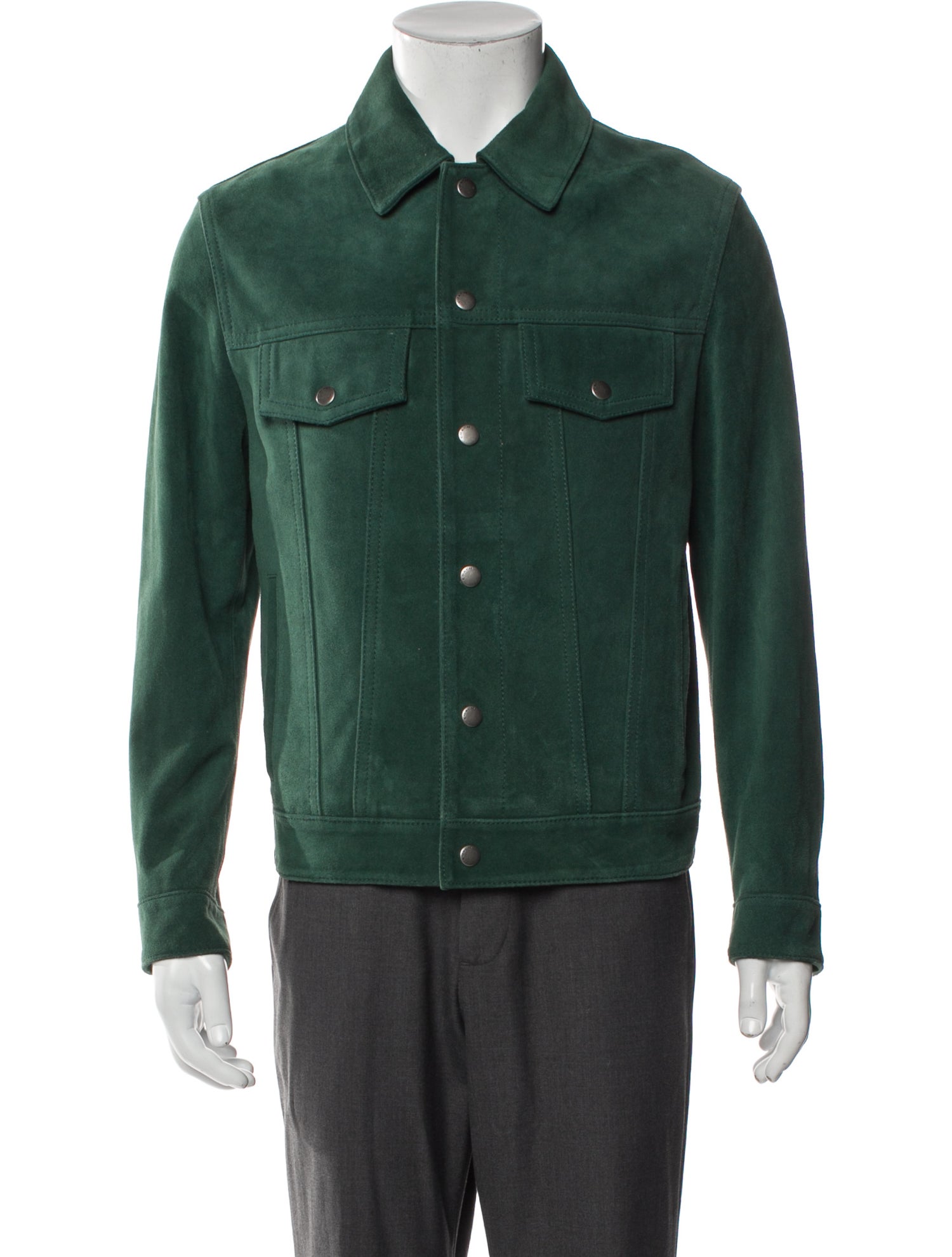 Coach Suede Trucker Jacket