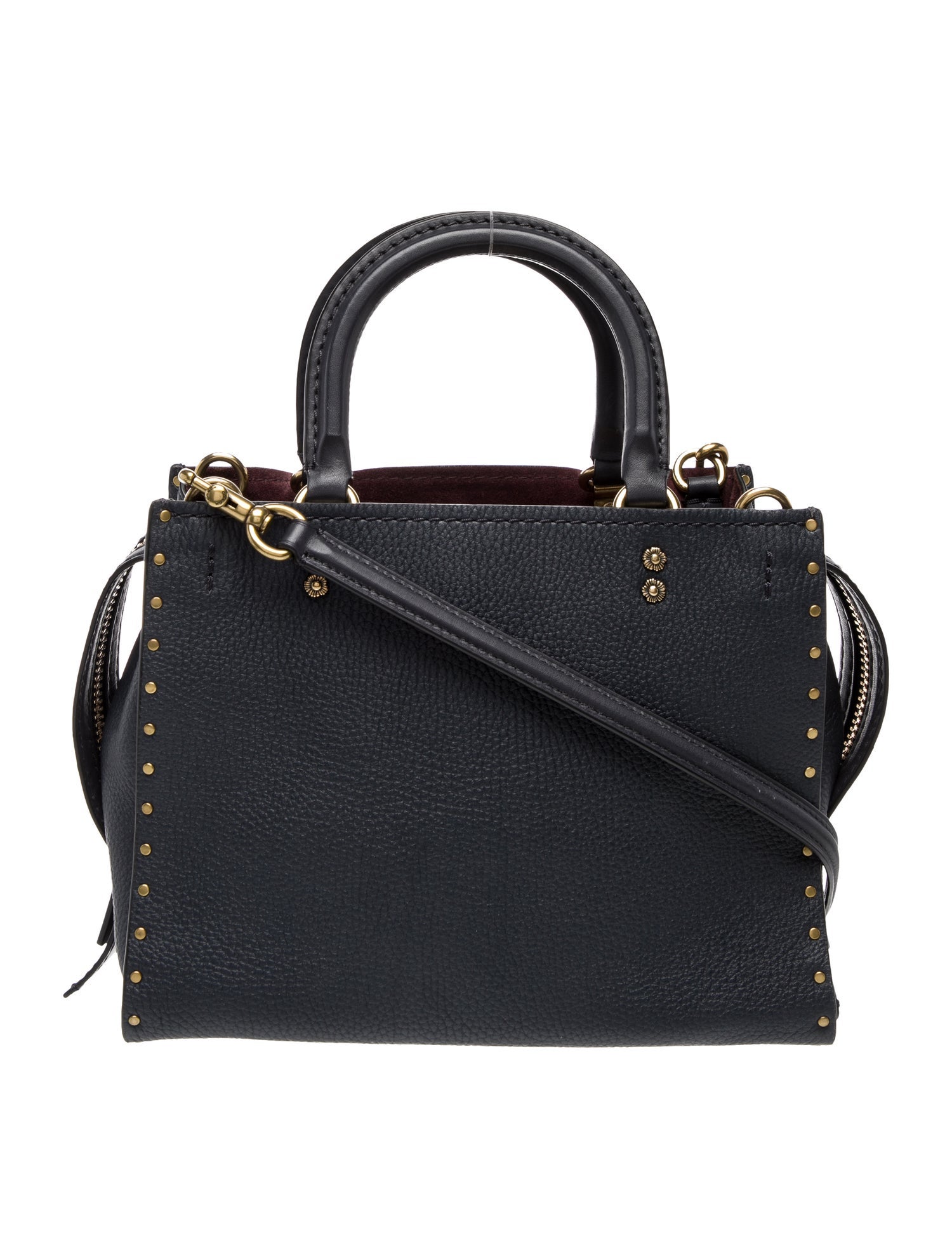 Coach Leather Top Handle Bag