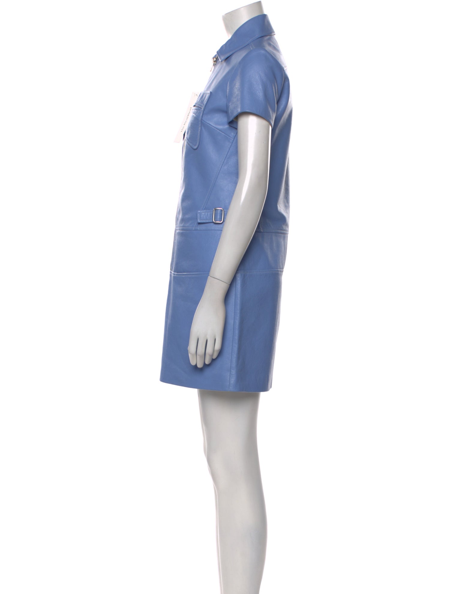 Coach Leather Mini Dress