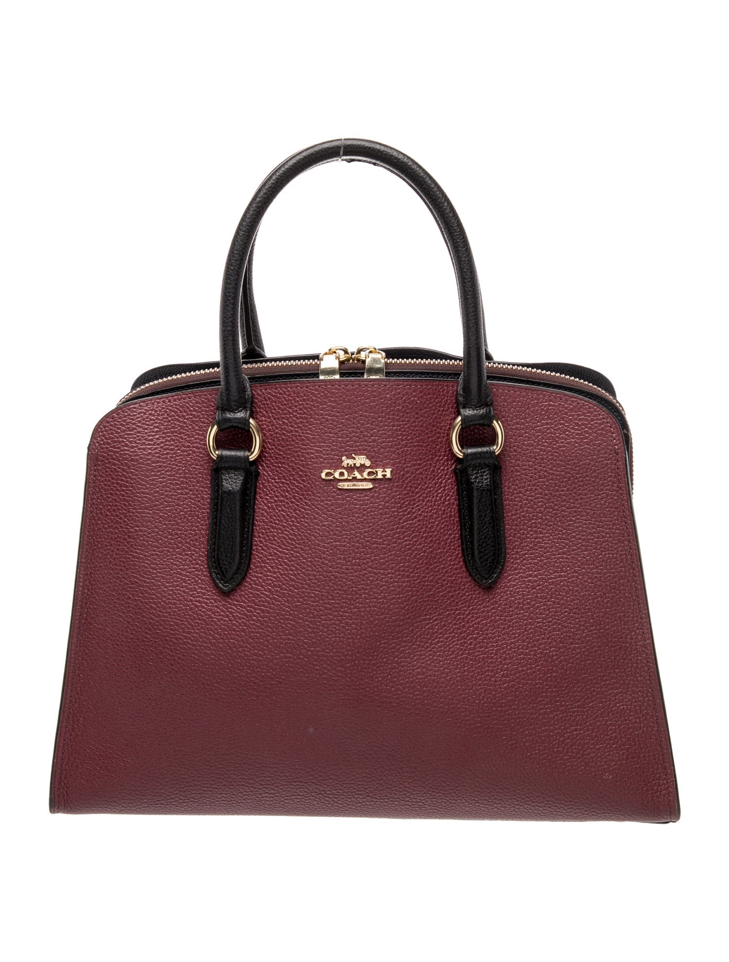 Coach Leather Top Handle Bag