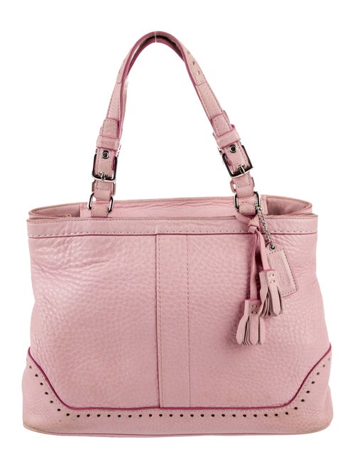 Coach Leather Top Handle Bag