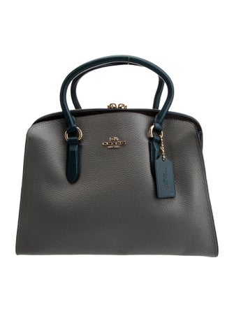 Coach Leather Top Handle Bag