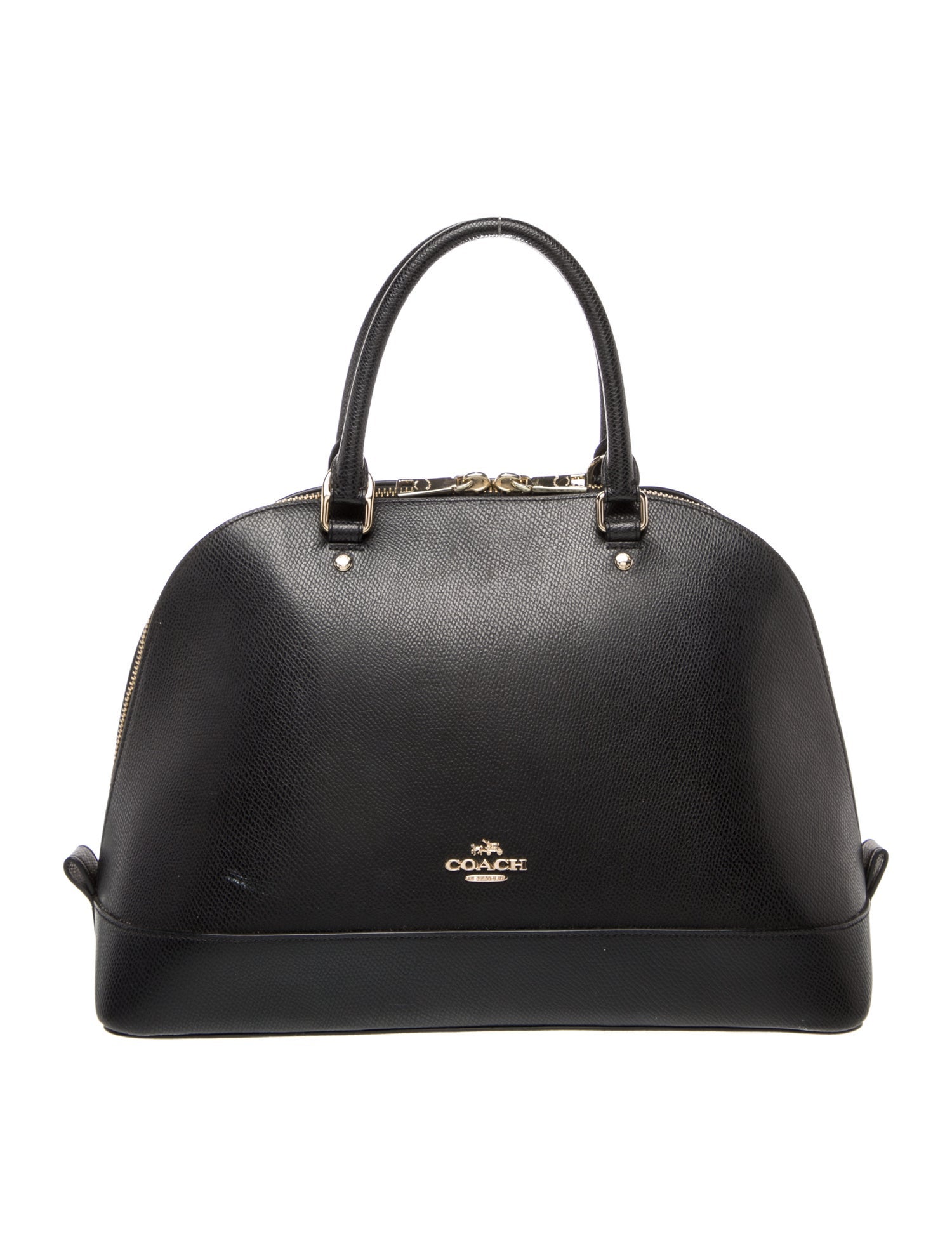 Coach Leather Top Handle Bag