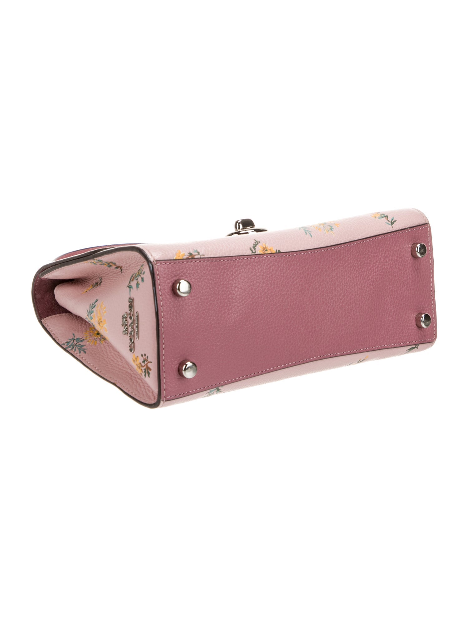 Leather Top Handle Bag