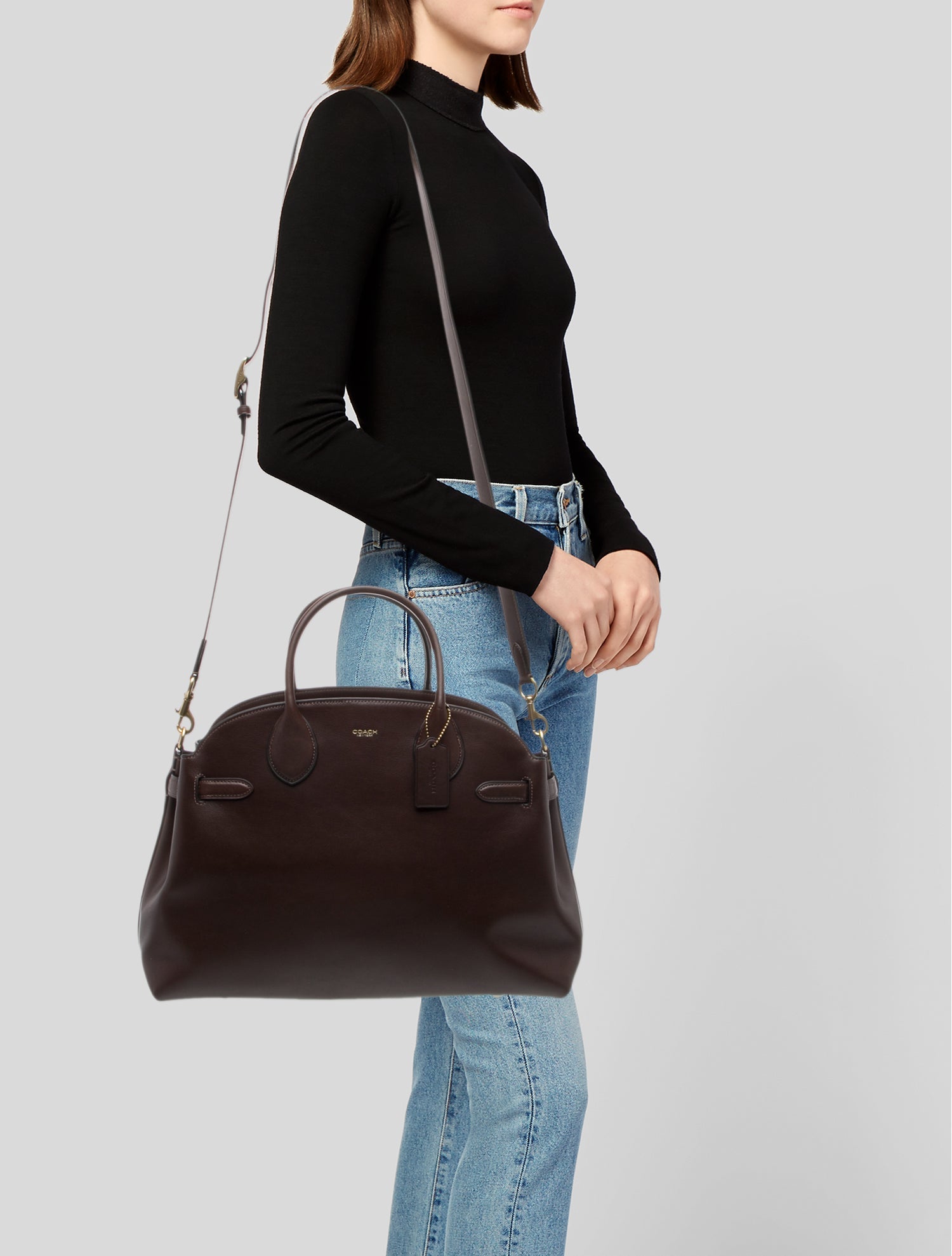 Coach Leather Shoulder Bag