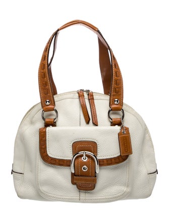 Coach Leather Top Handle Bag