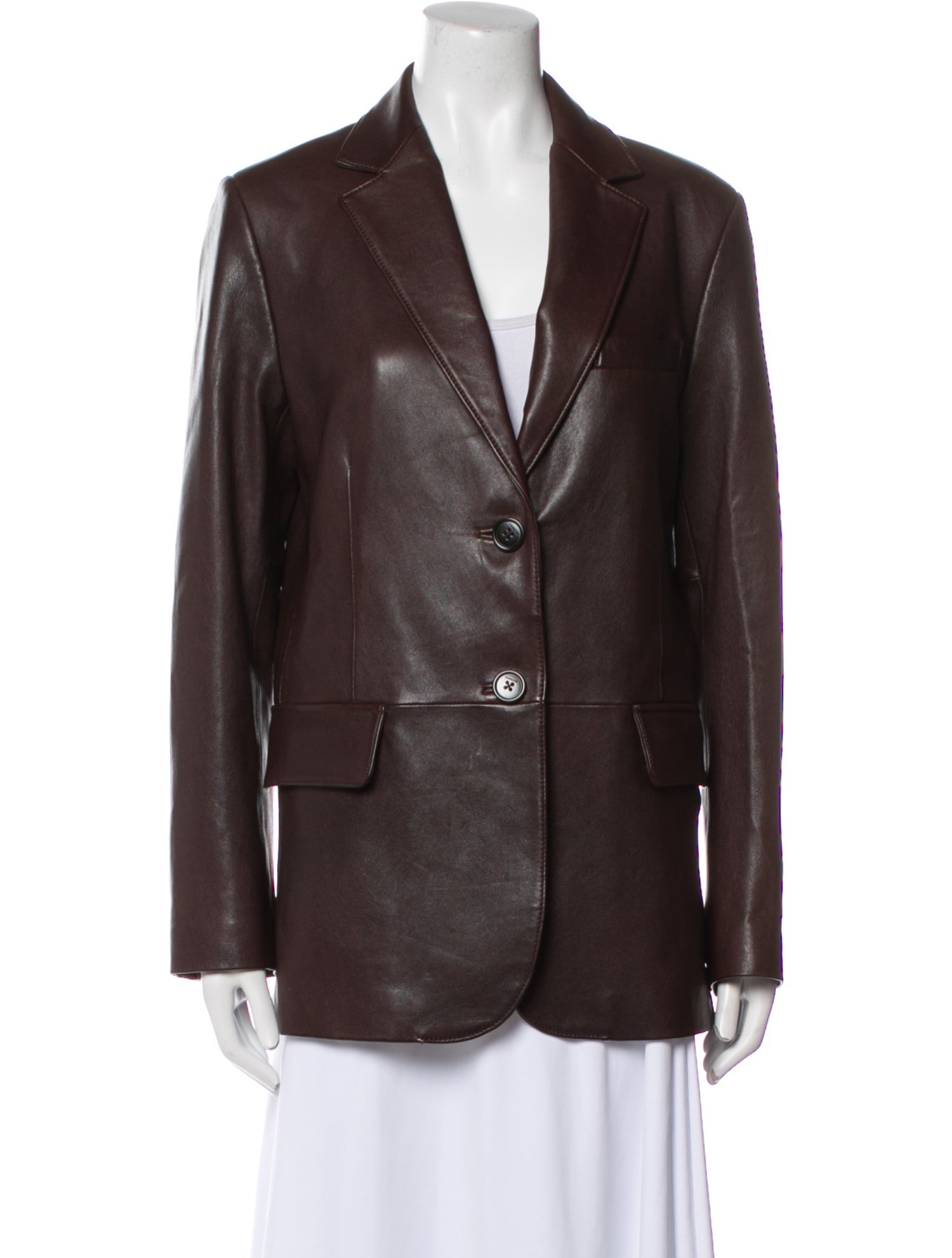 Coach Lamb Leather Coat