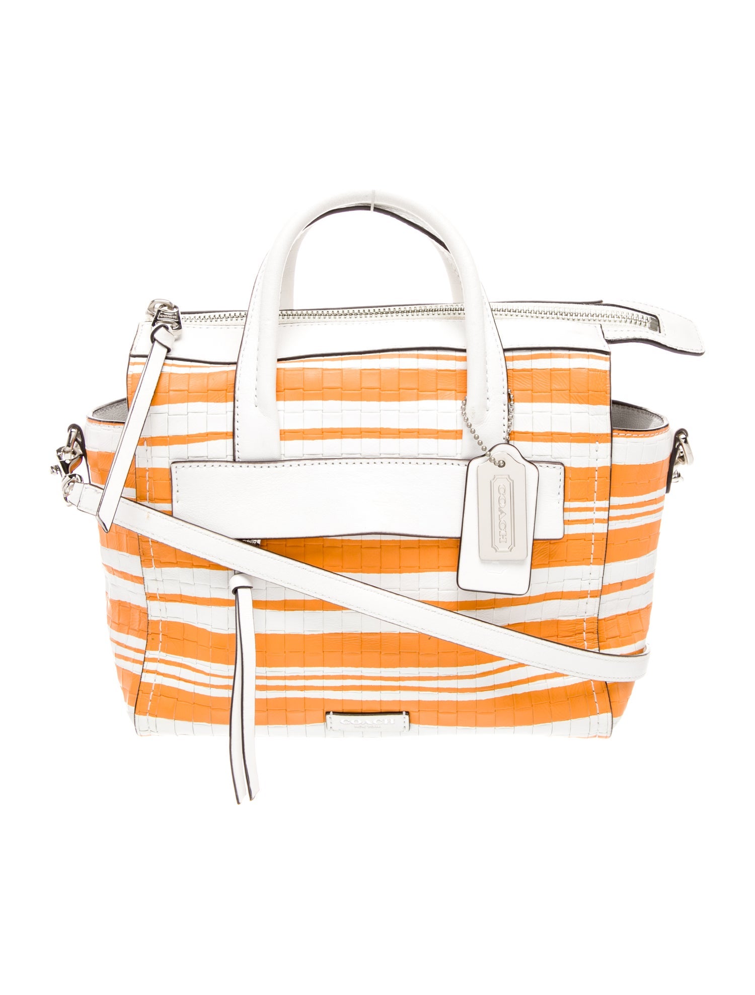 Coach Leather Top Handle Bag