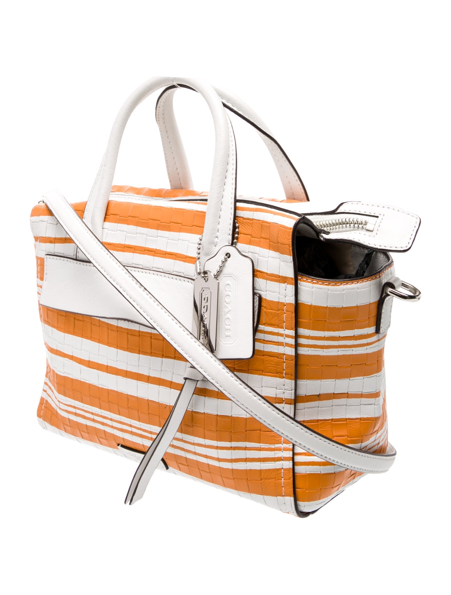 Coach Leather Top Handle Bag