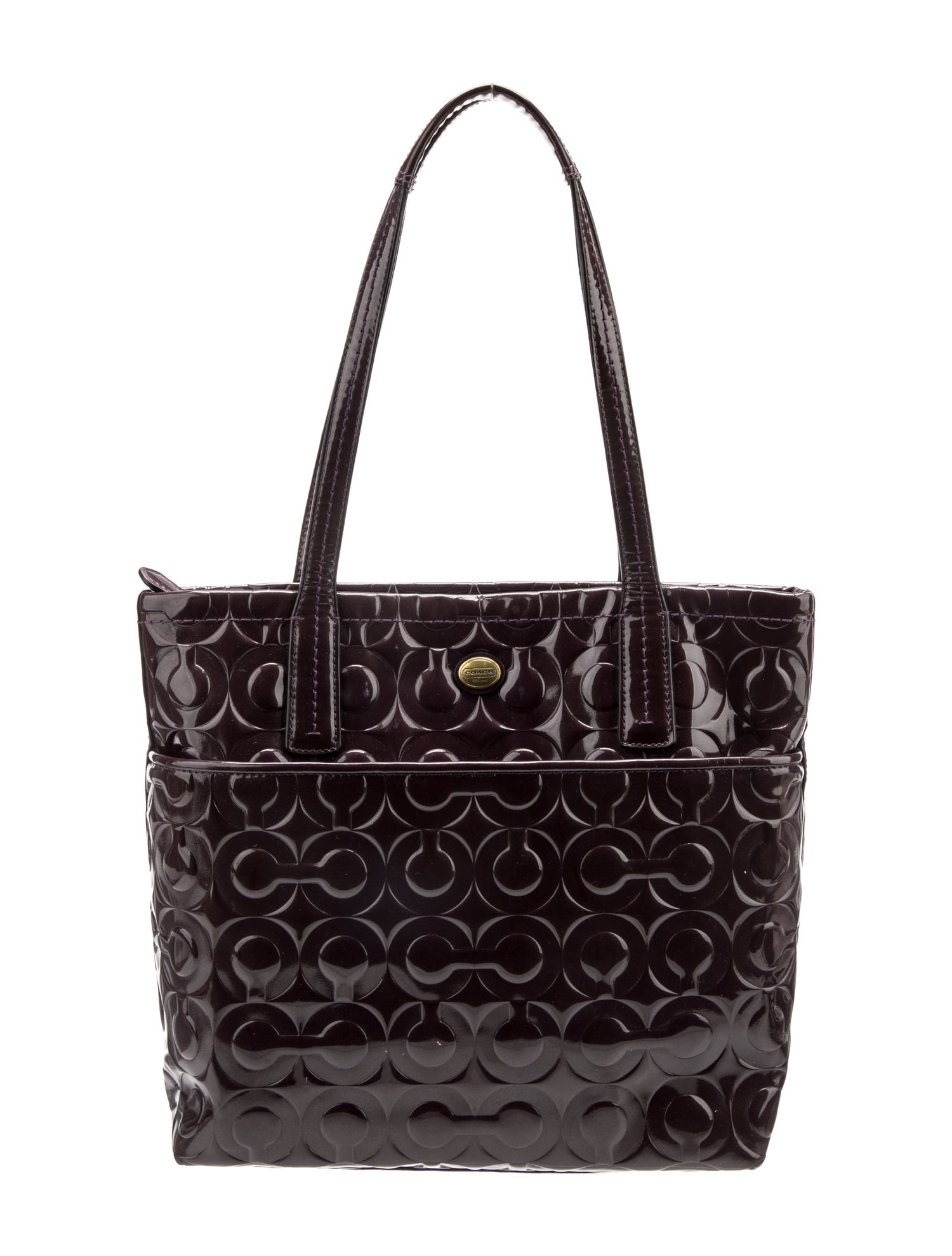 Coach Patent Leather Shoulder Bag