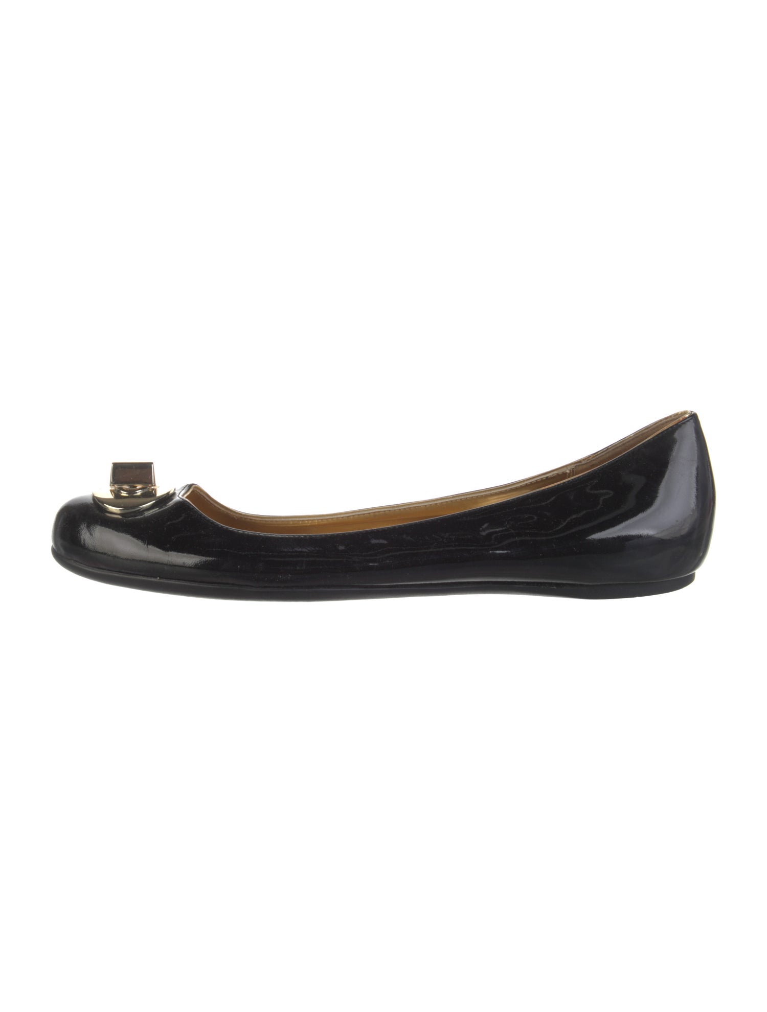 Coach Patent Leather Ballet Flats