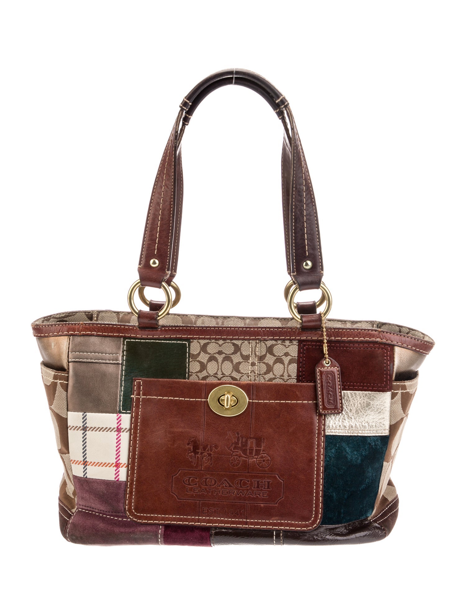 Coach Leather Shoulder Bag