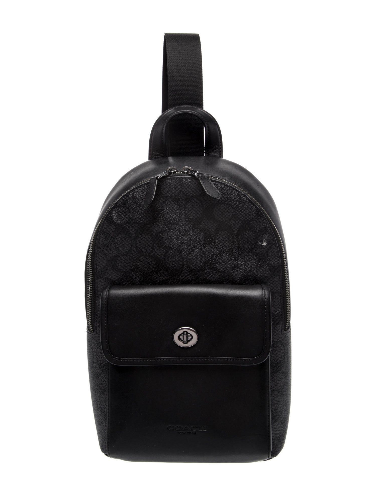 Coach Leather Backpack