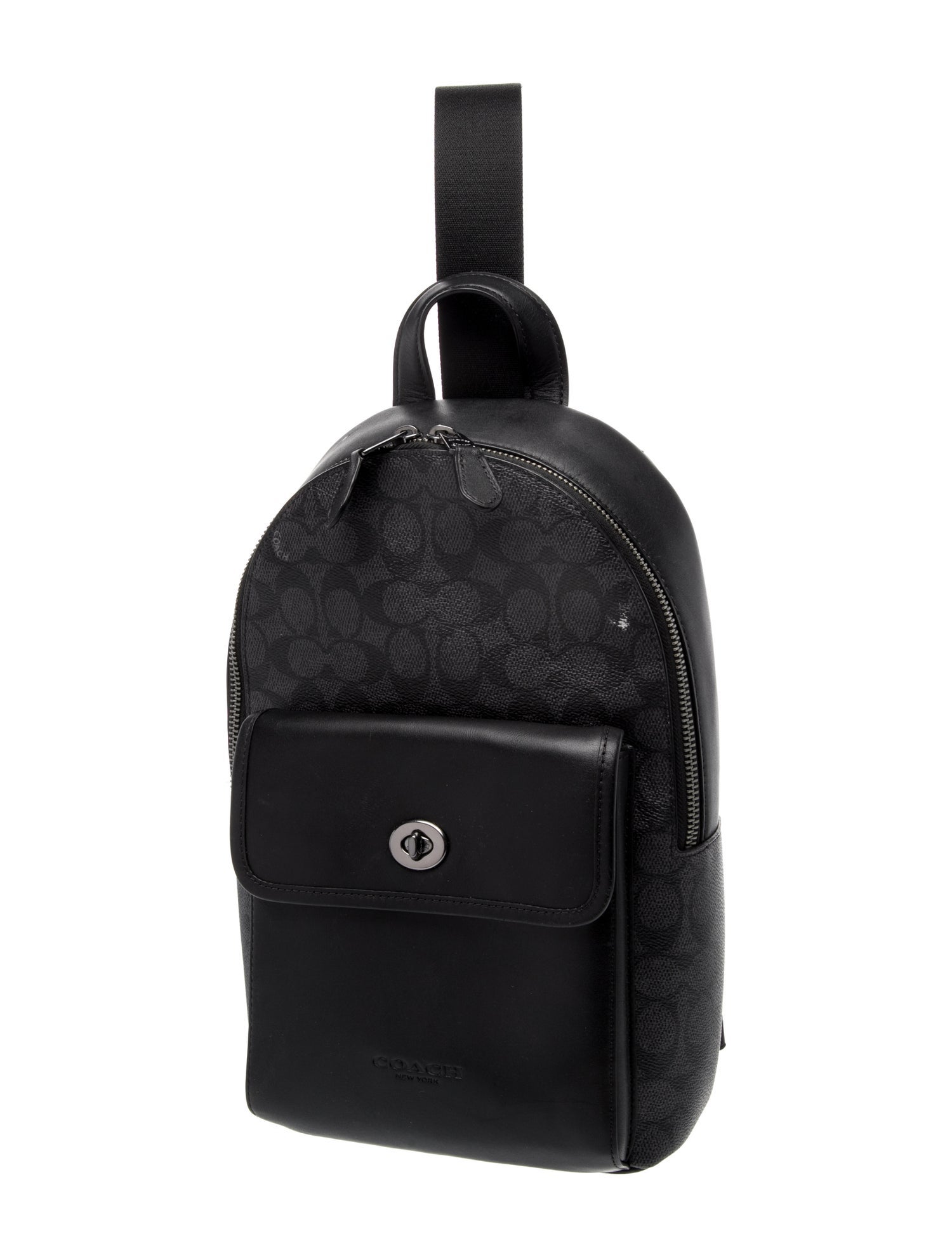 Coach Leather Backpack