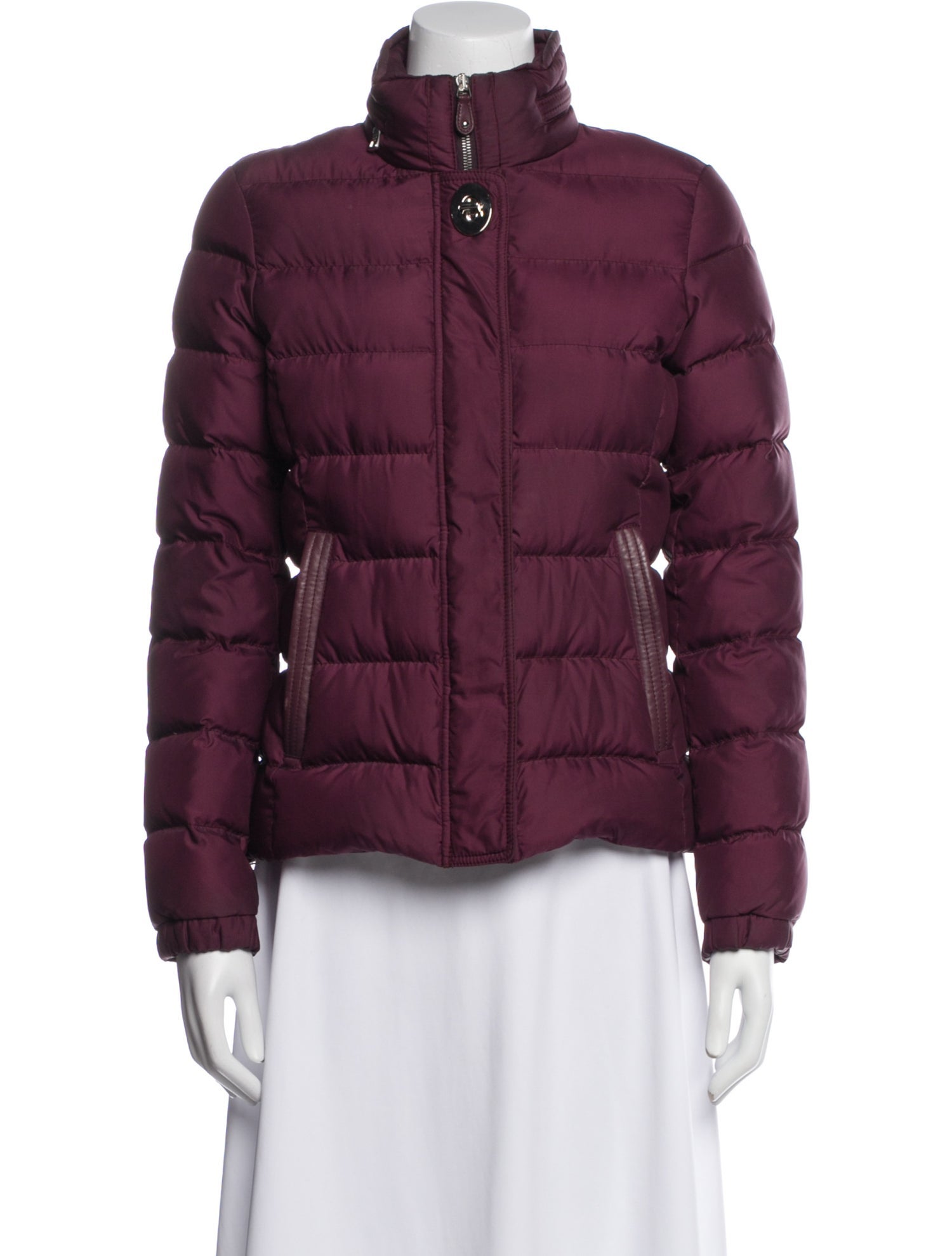 Coach Leather Down Jacket