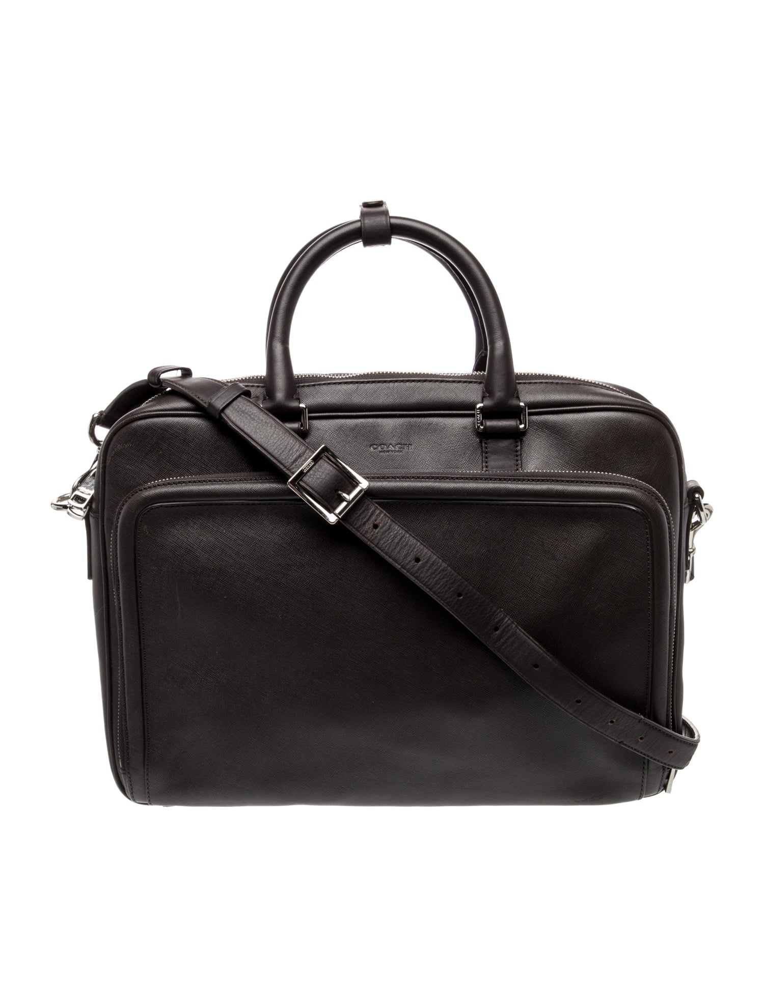 Coach Saffiano Leather Briefcase