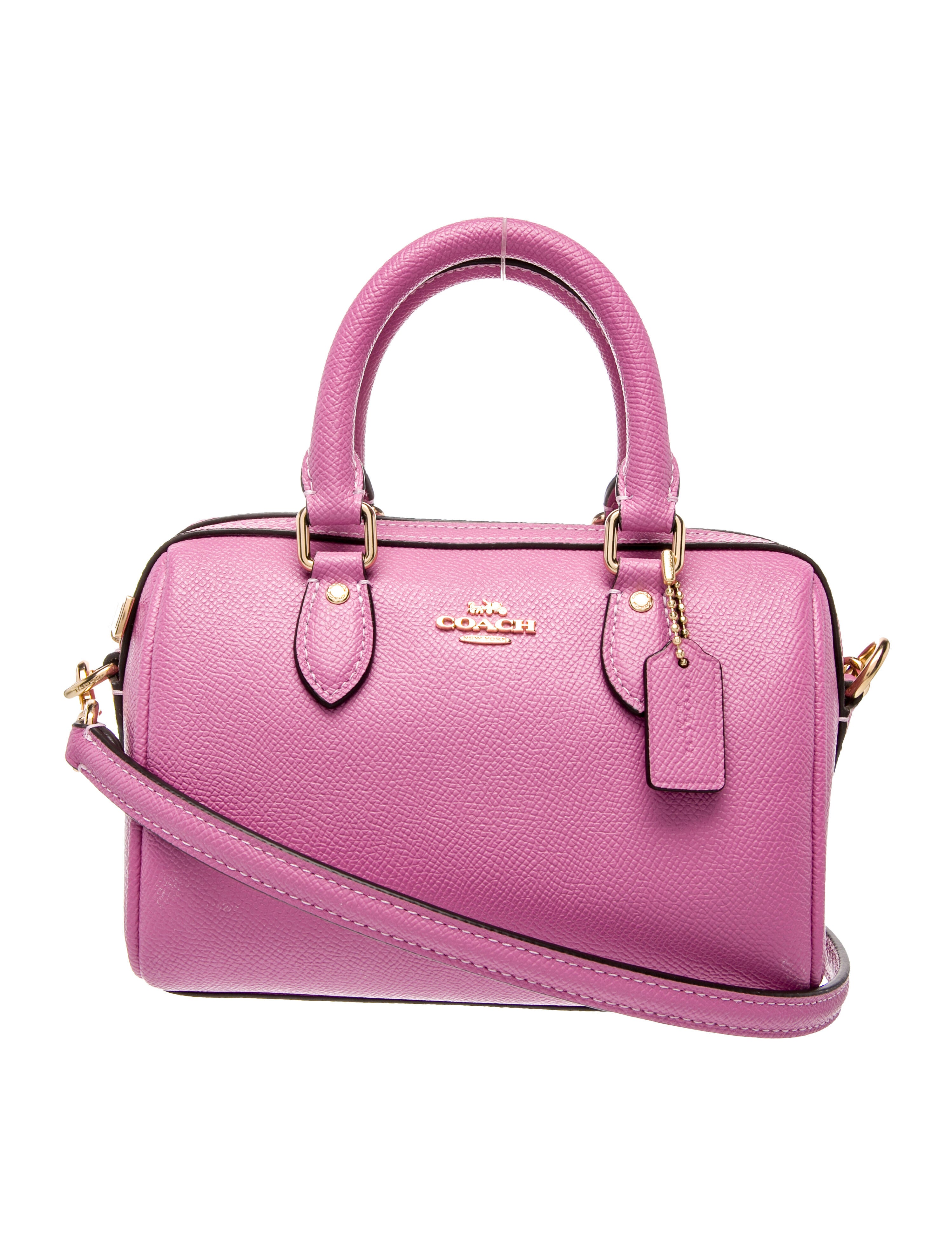 Coach Saffiano Leather Shoulder Bag