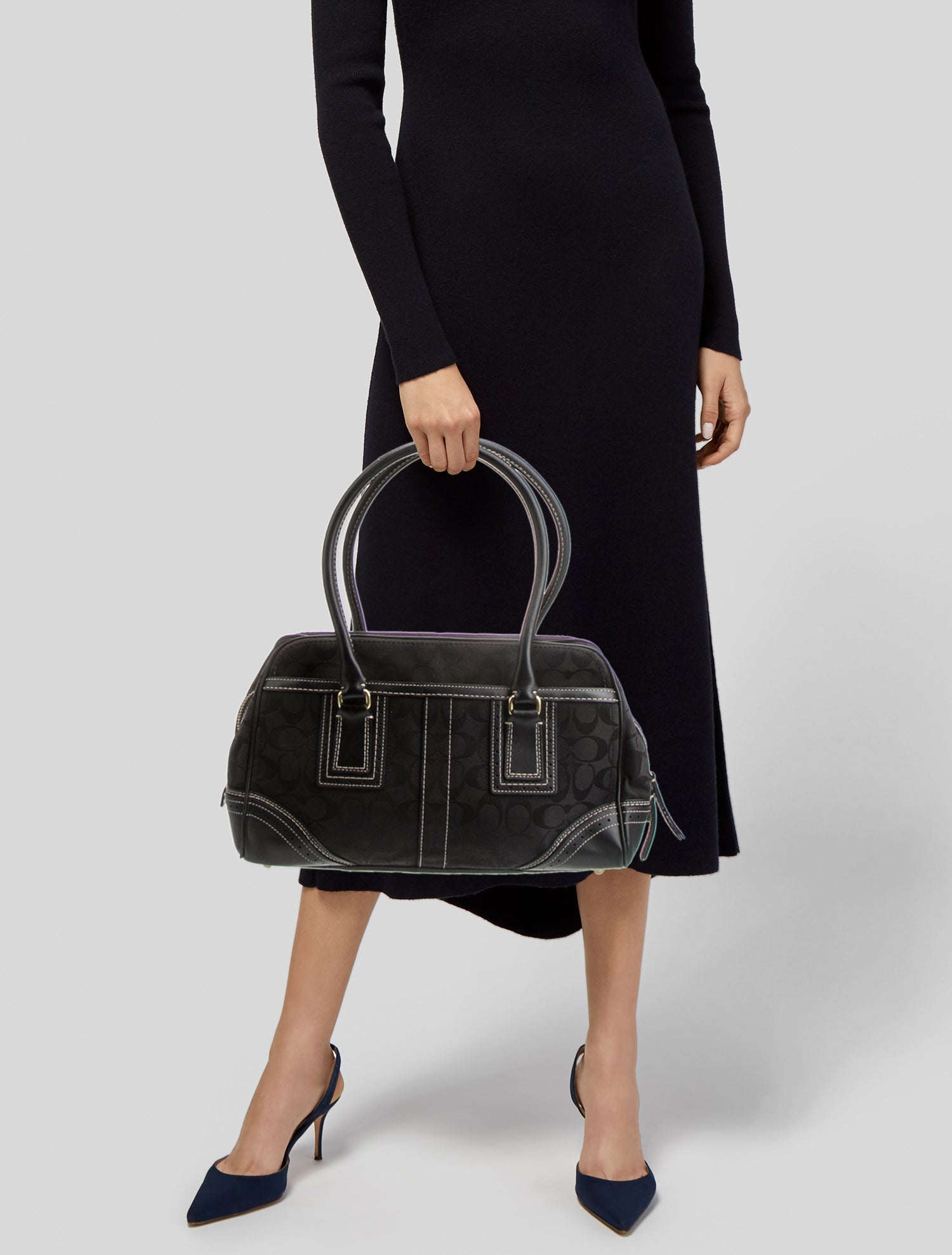 Coach Canvas Shoulder Bag Vintage