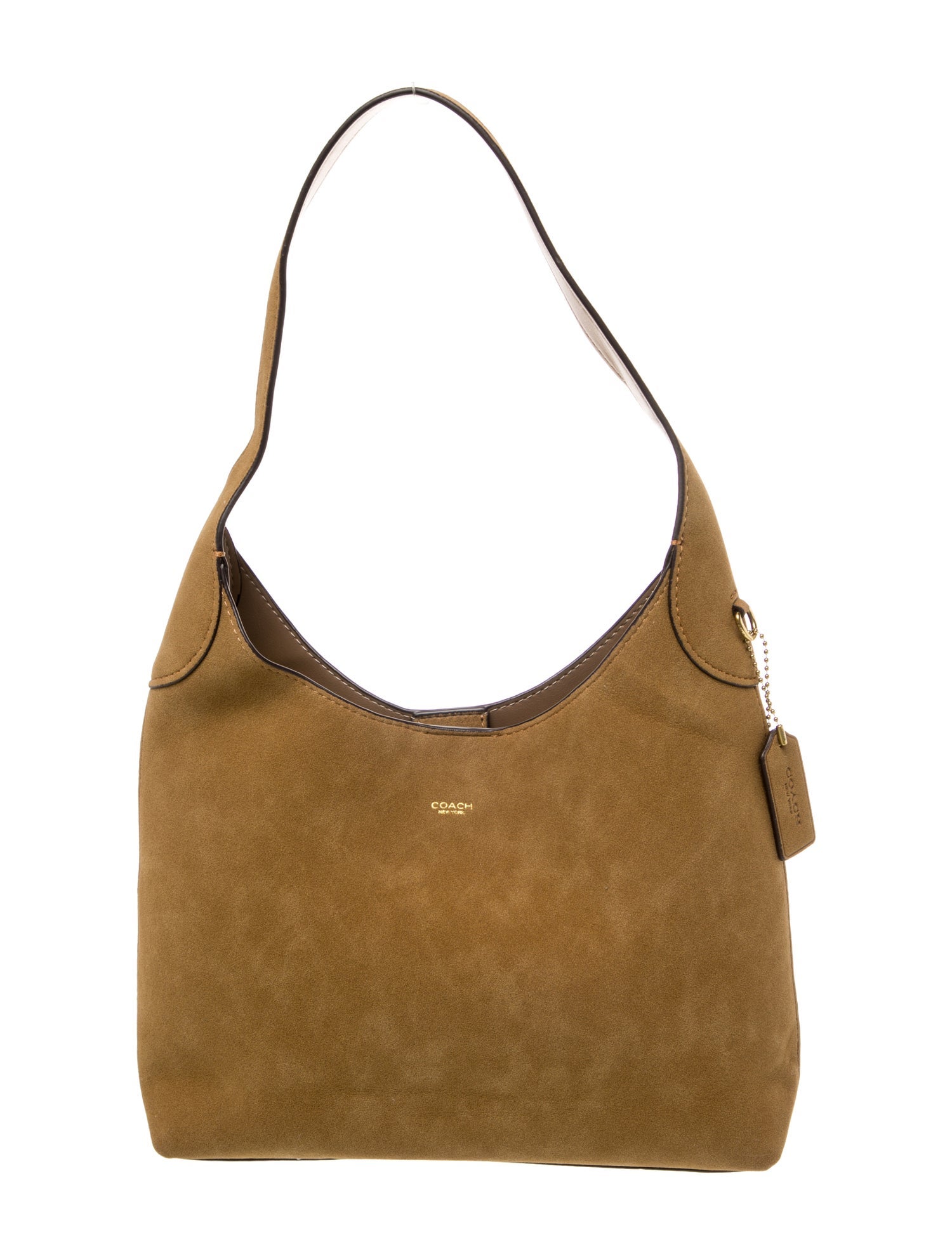 Coach Suede Shoulder Bag