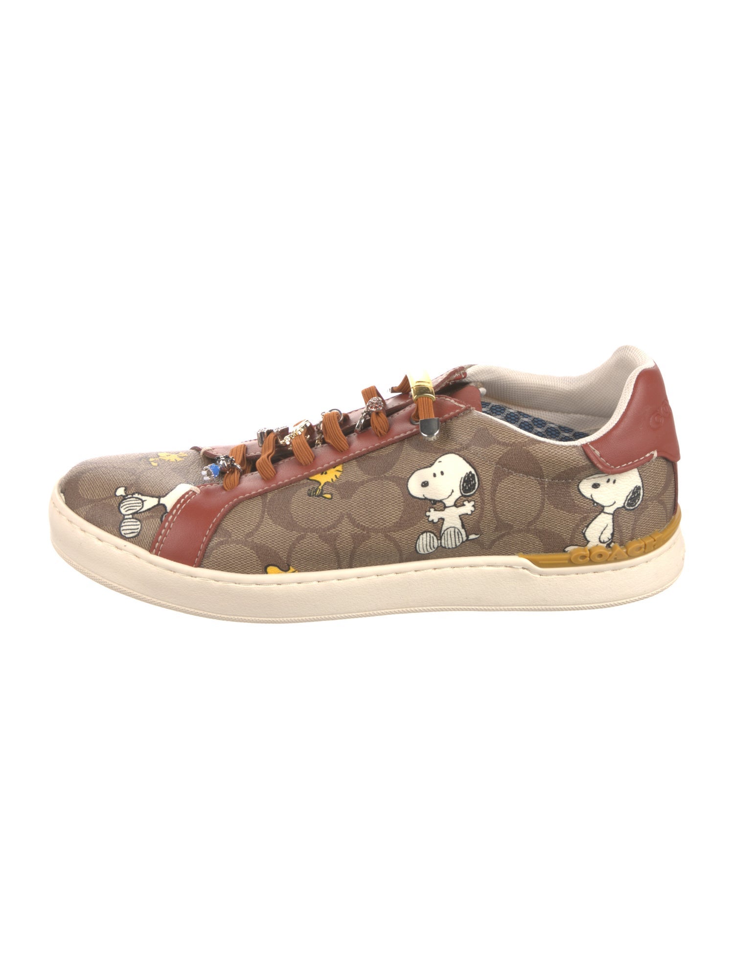 Coach Printed Crystal Embellishments Sneakers