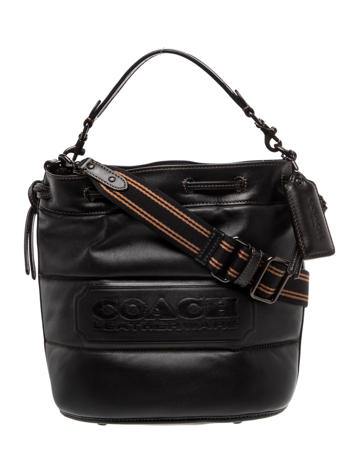 Coach Leather Top Handle Bag