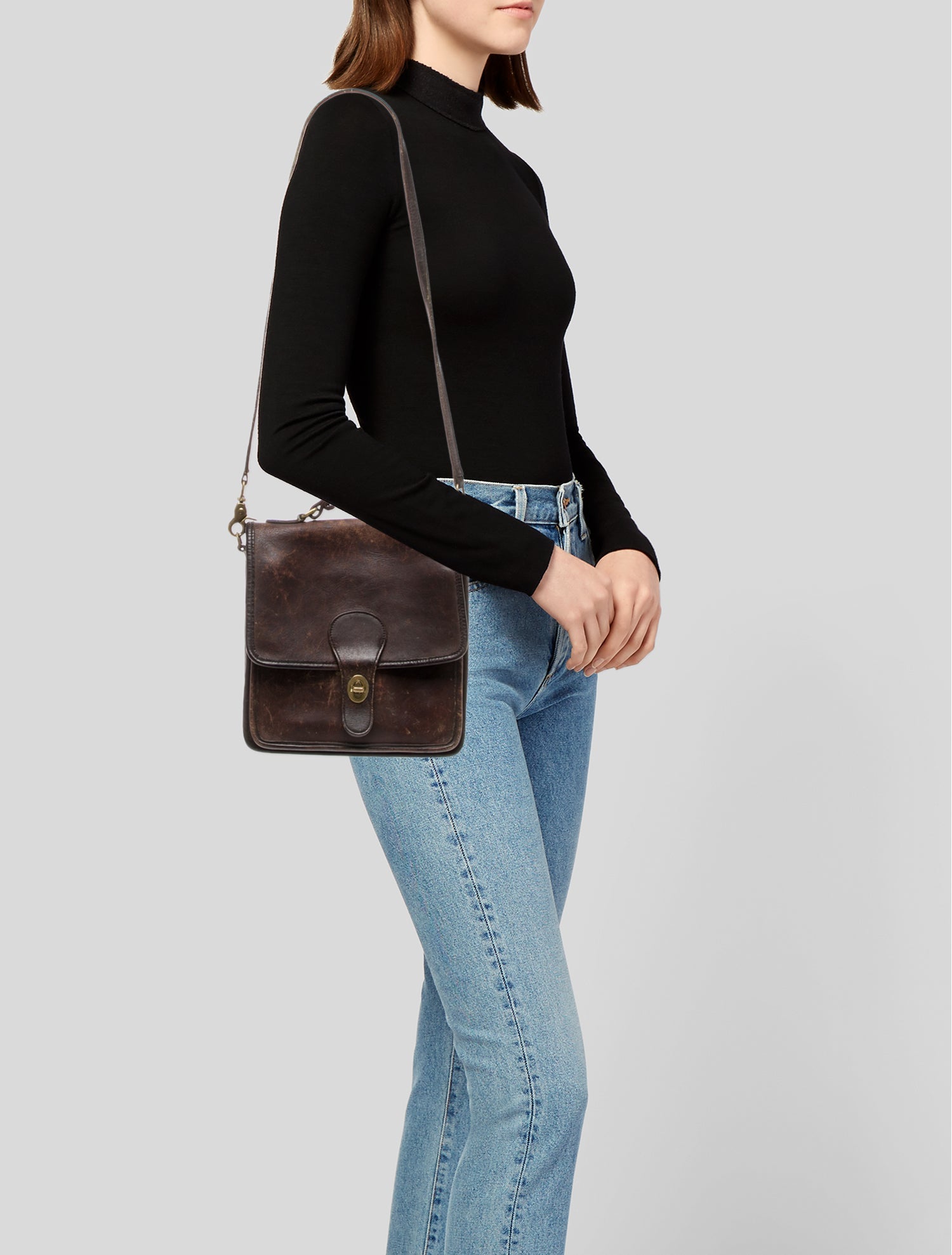 Coach Leather Crossbody Bag