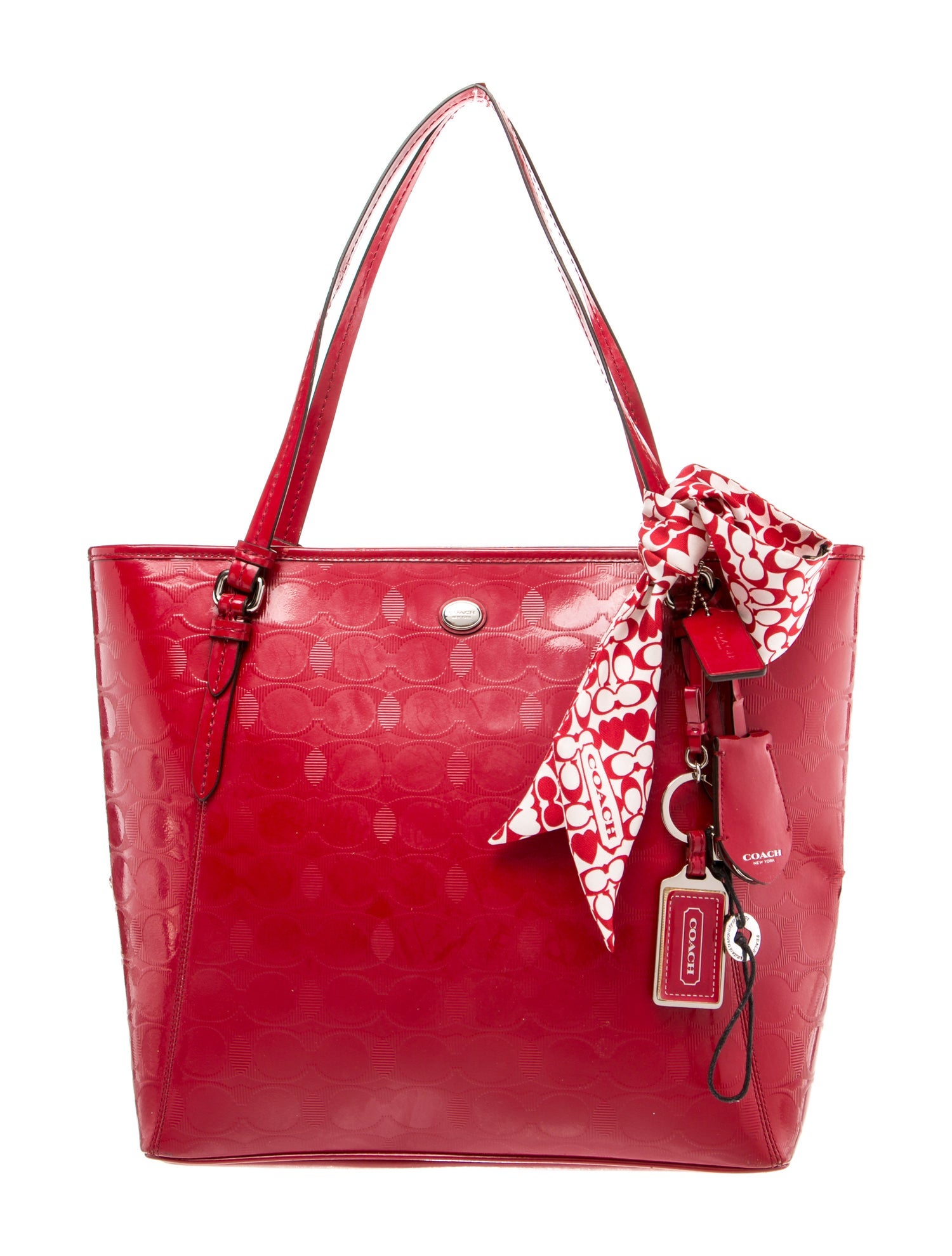 Coach Patent Leather Top Handle Bag