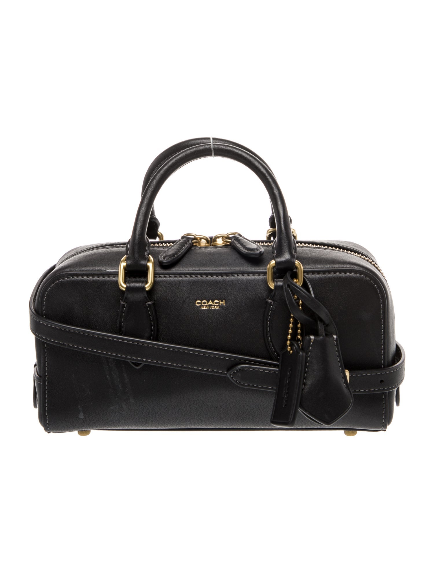 Coach Leather Top Handle Bag