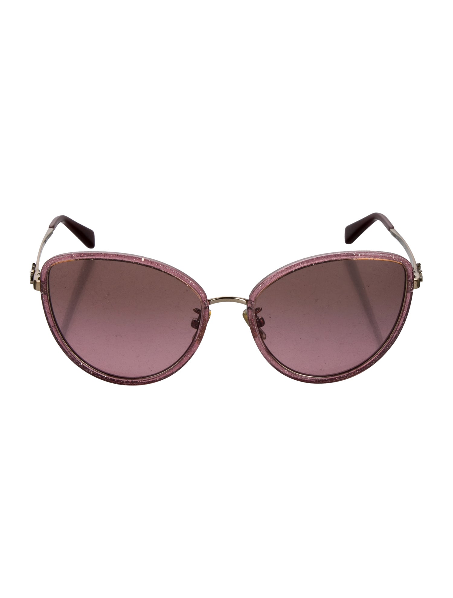 Coach Cat-Eye Mirrored Sunglasses