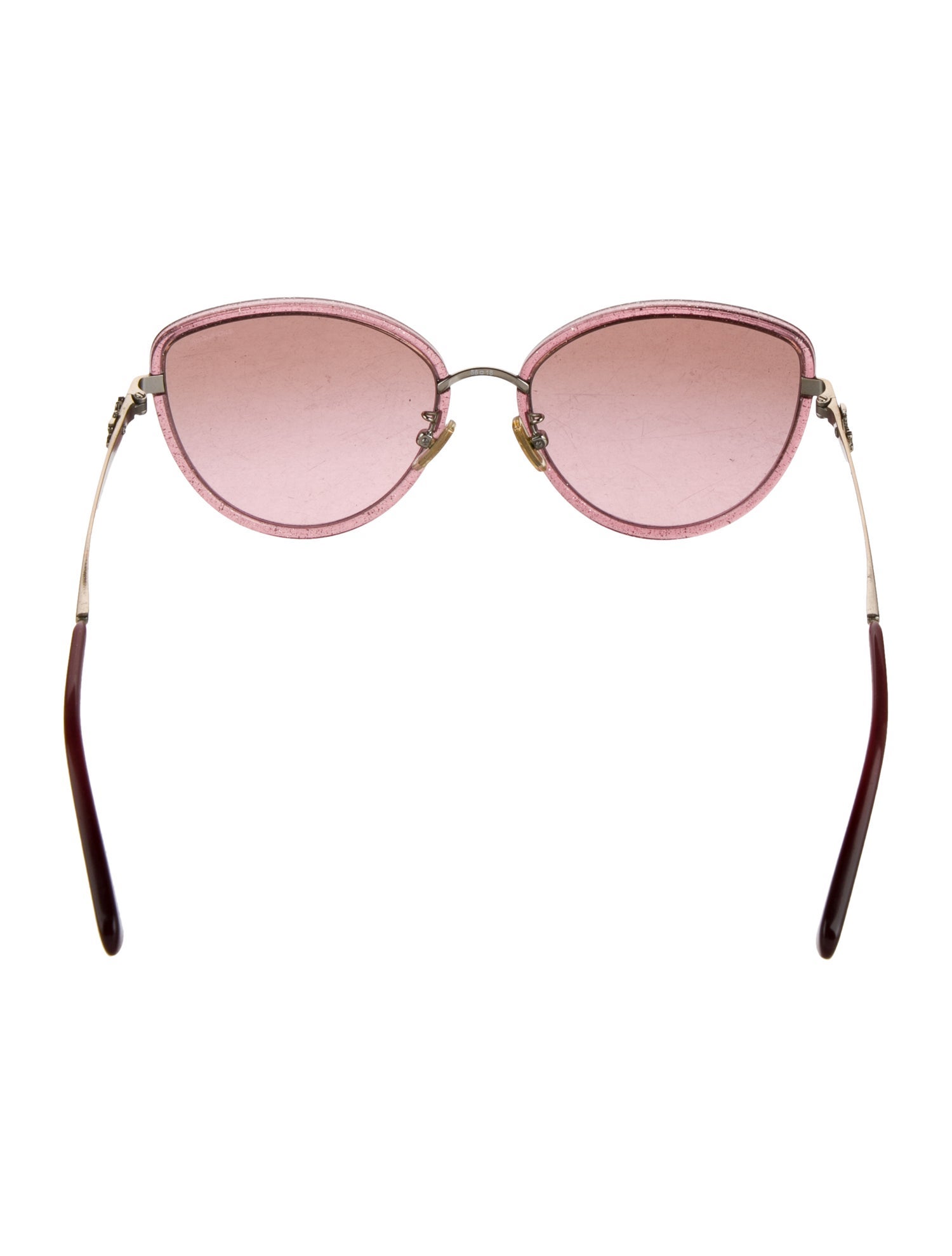 Coach Cat-Eye Mirrored Sunglasses
