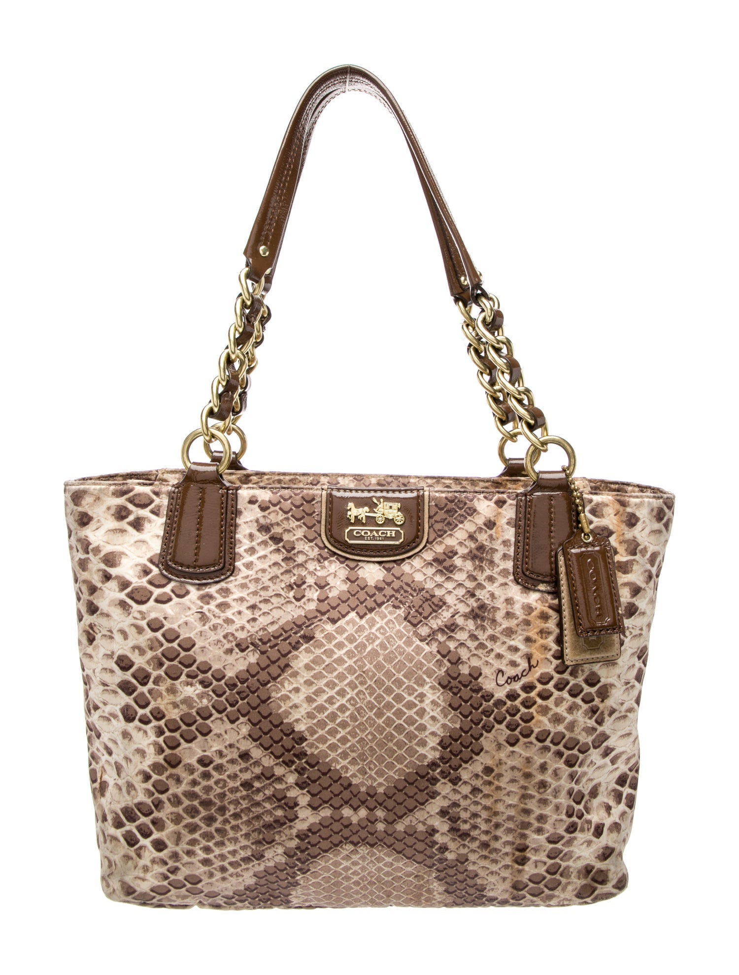 Coach Leather Shoulder Bag