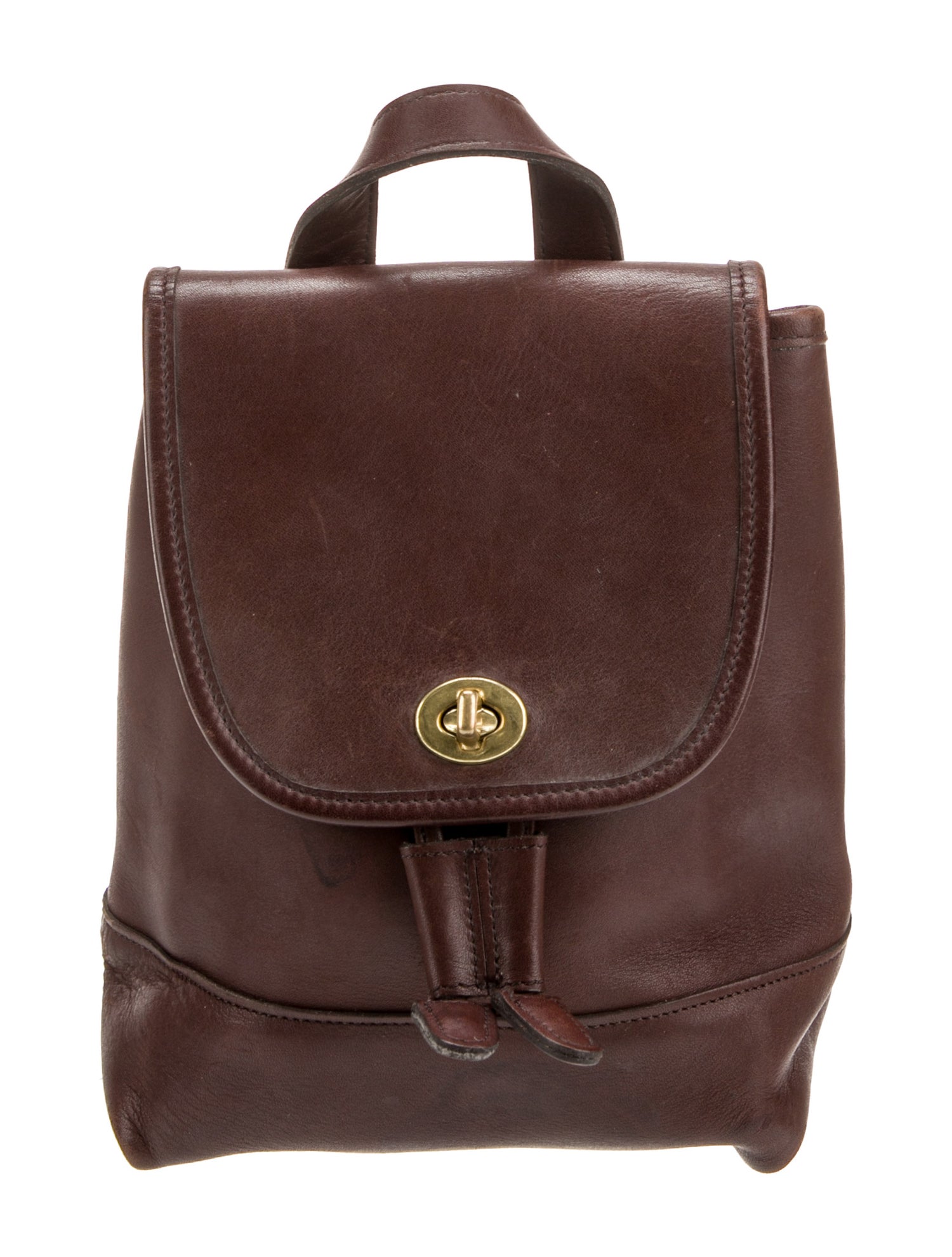 Coach Leather Backpack
