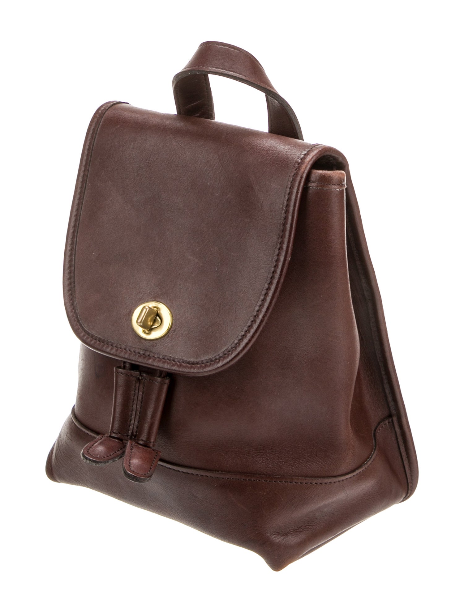 Coach Leather Backpack