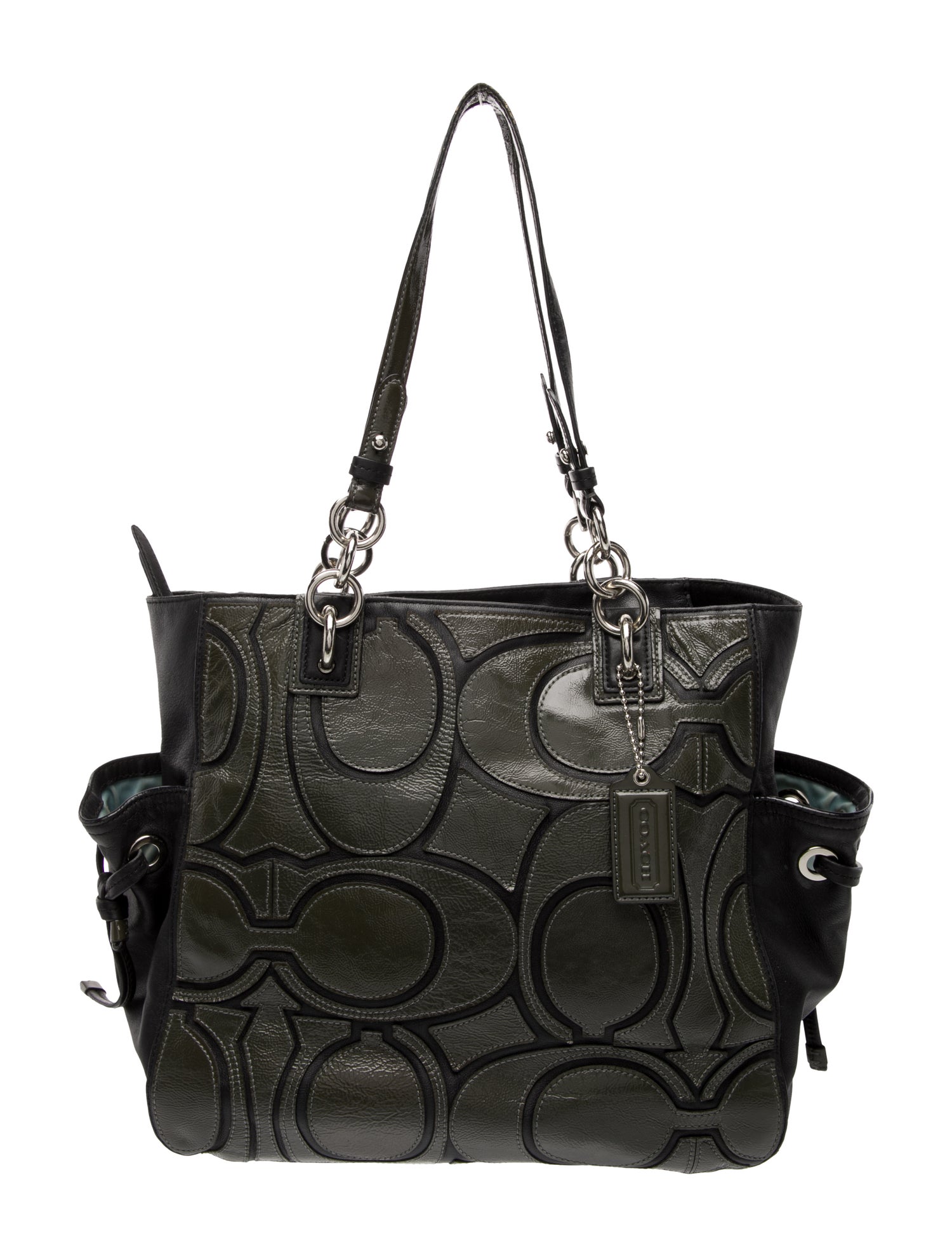 Coach Leather Top Handle Bag