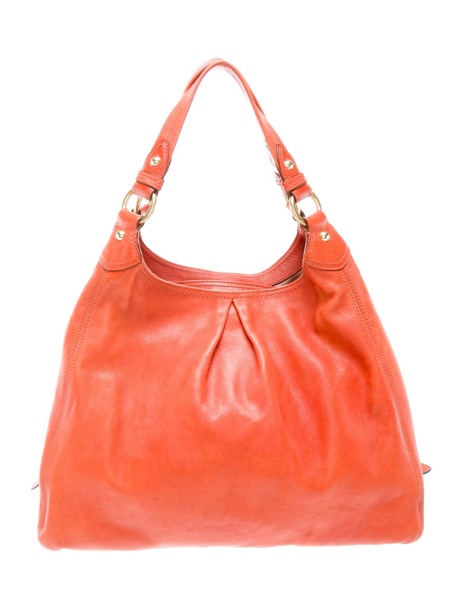 Coach Leather Top Handle Bag