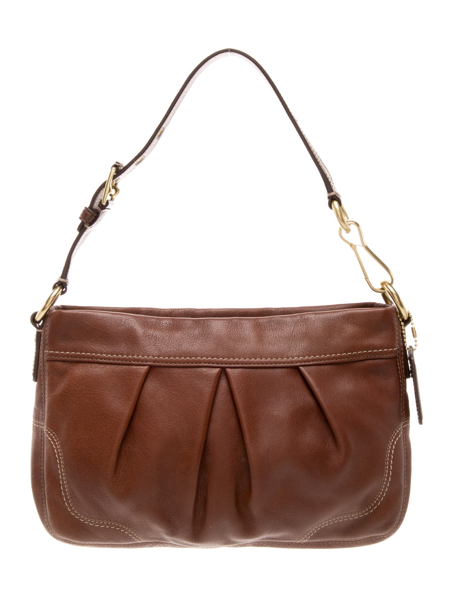 Coach Leather Top Handle Bag